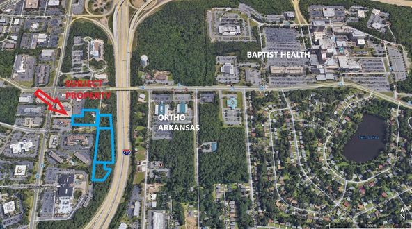 Office/Hotel/Bank Development Opportunity in West Little Rock Medical Corridor: 1227 Kaufman Rd, Little Rock, AR 72211